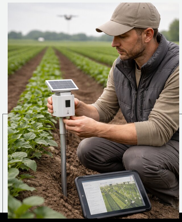 IoT мониторинг сельскохозяйственных полей и контроля в Верхнем Уфалее